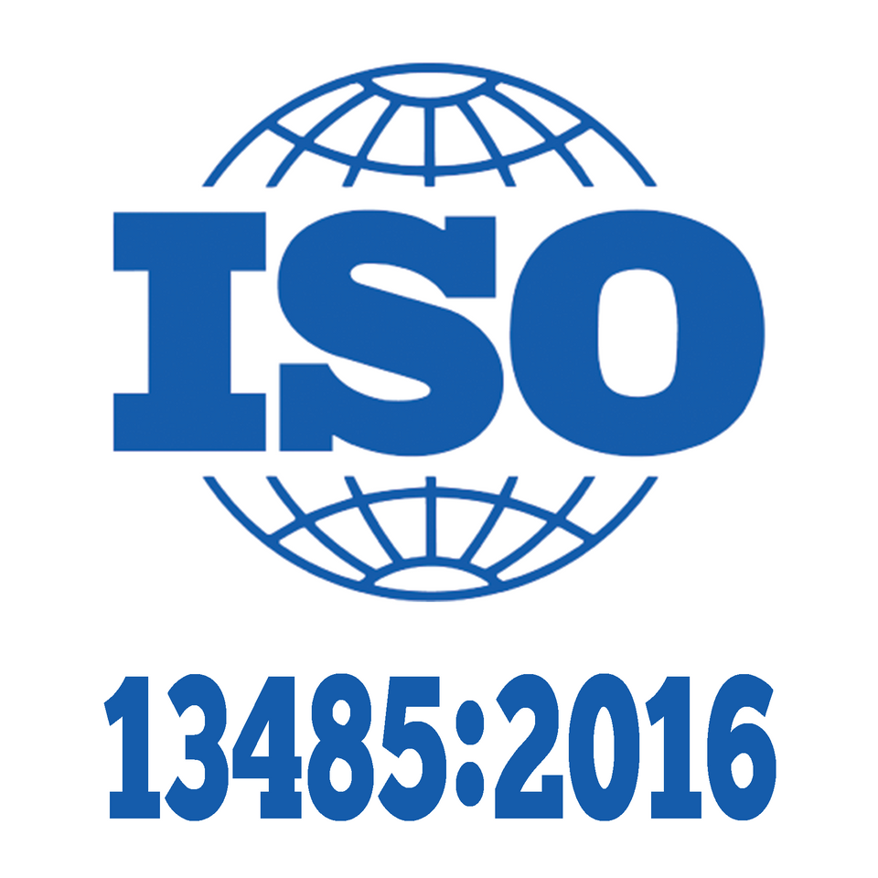 ISO 13485:2016 certification logo