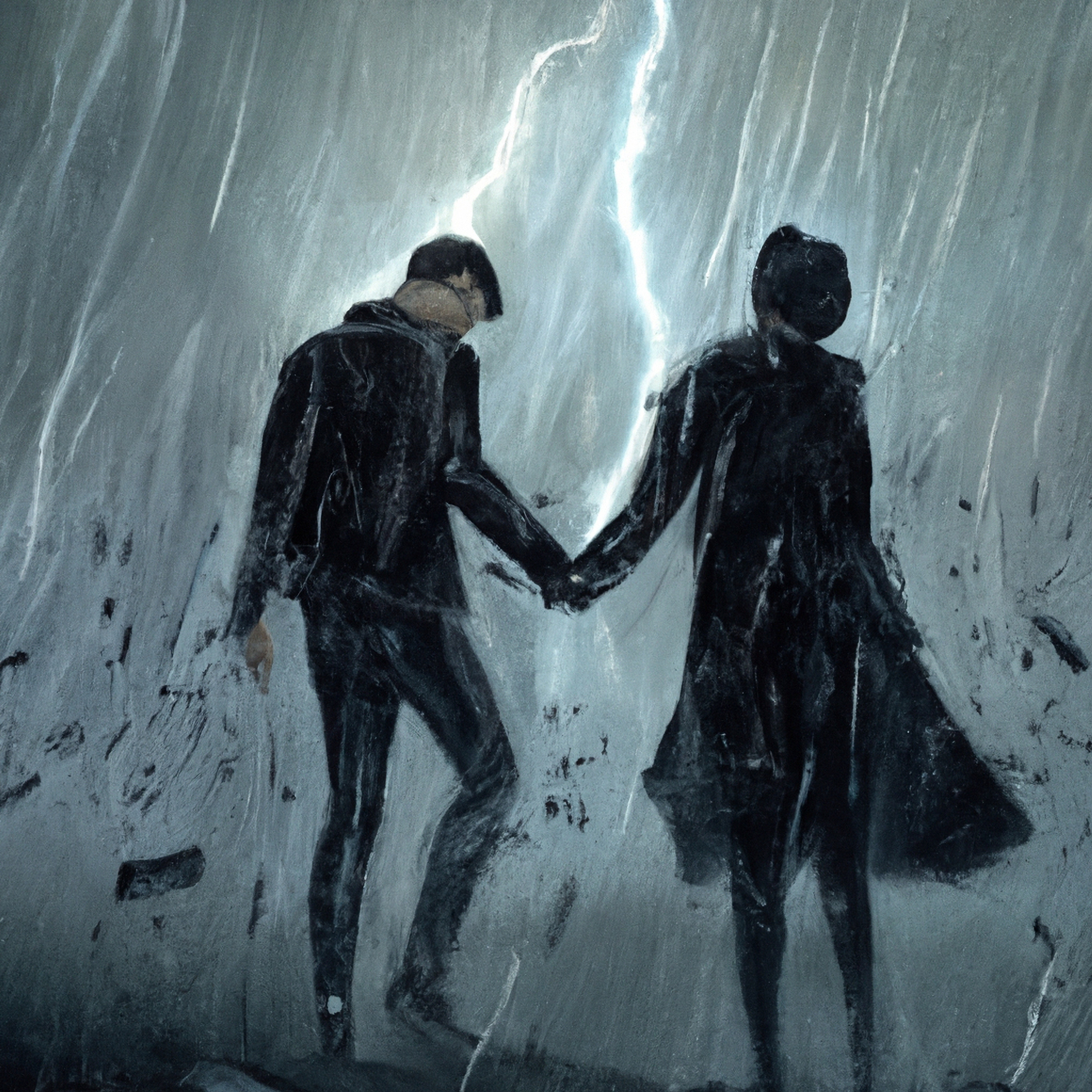 their hand can let go