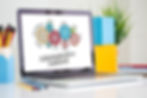 Laptop showing gears and Administrative Assistant