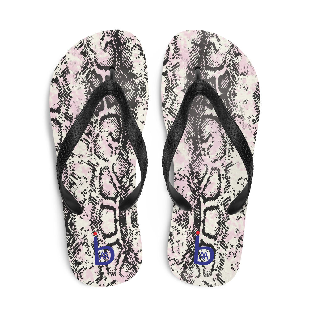Flip-Flops Snake print logo