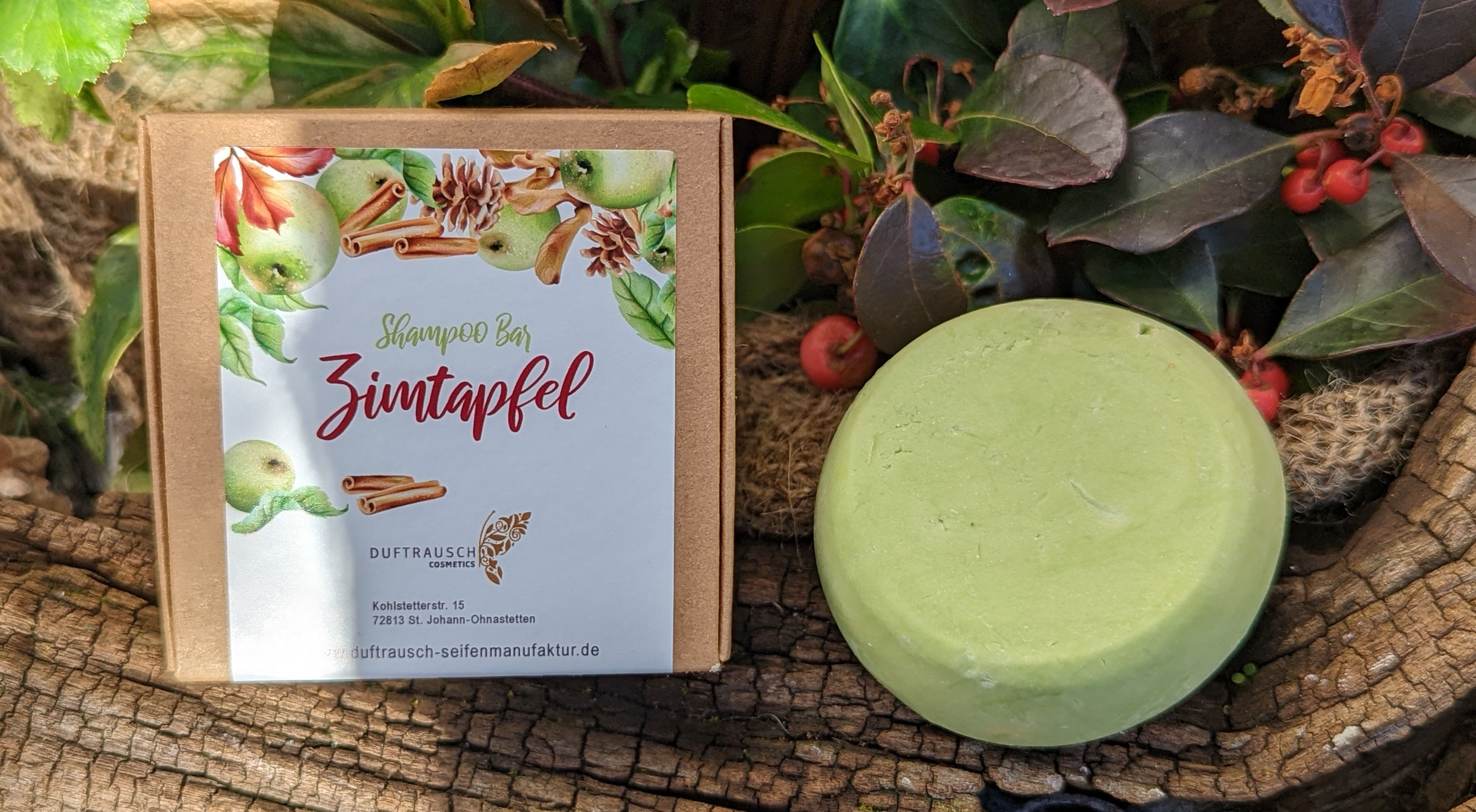 Shampoo Bar Zimtapfel 80g