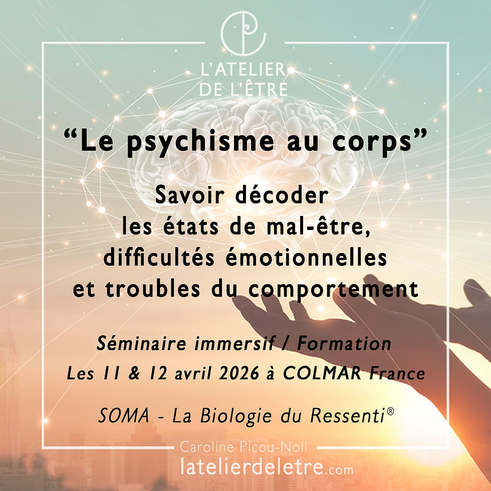Séminaire 'Décoder les états de mal-être, difficultés émotionnelles et troubles du' - 2 jours -