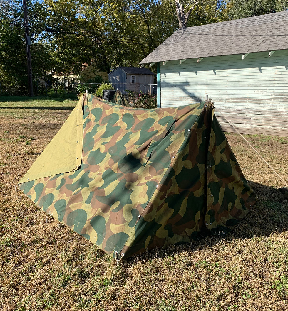 Belgian "Moon & Balls" Shelter Half