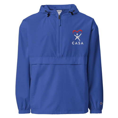 CASA Logo Champion© Jacket: Red and White Logo | Louisiana CASA