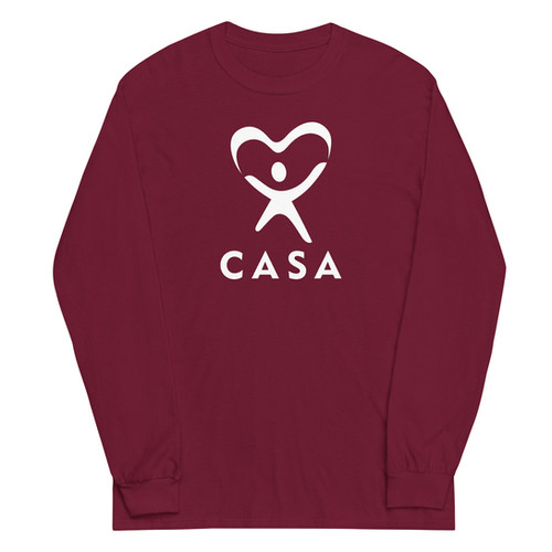 ｙ*ｏ様 House on the Hill L/S Tee (Brown Ho CASA Logo Long Sleeve Shirt | Louisiana CASA