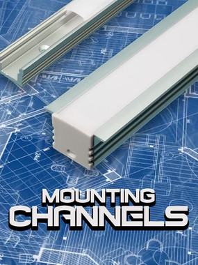 GM Lighting LED Tape Mounting Channels