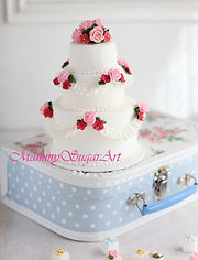 シュガークラフト，シュガーケーキ，オーダーメードウェディングケーキ，アニバーサリーケーキ ,ミニケーキ，オーダーケーキ