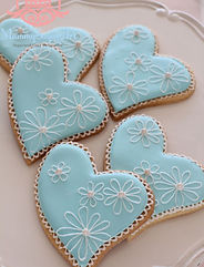 シュガークラフト、アイシングクッキー，バレンタイン、シュガーケーキ，ハート