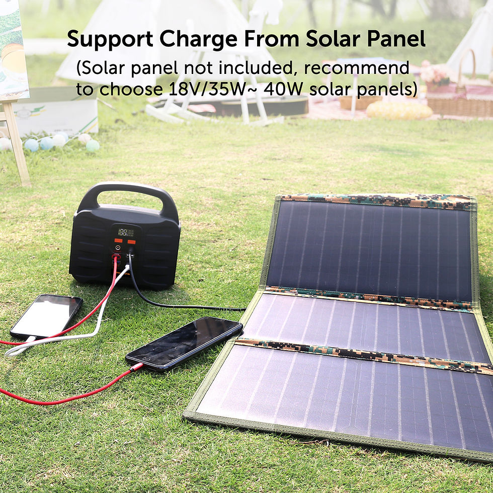 Thumbnail: 155W PORTABLE POWER STATION MODEL: T101