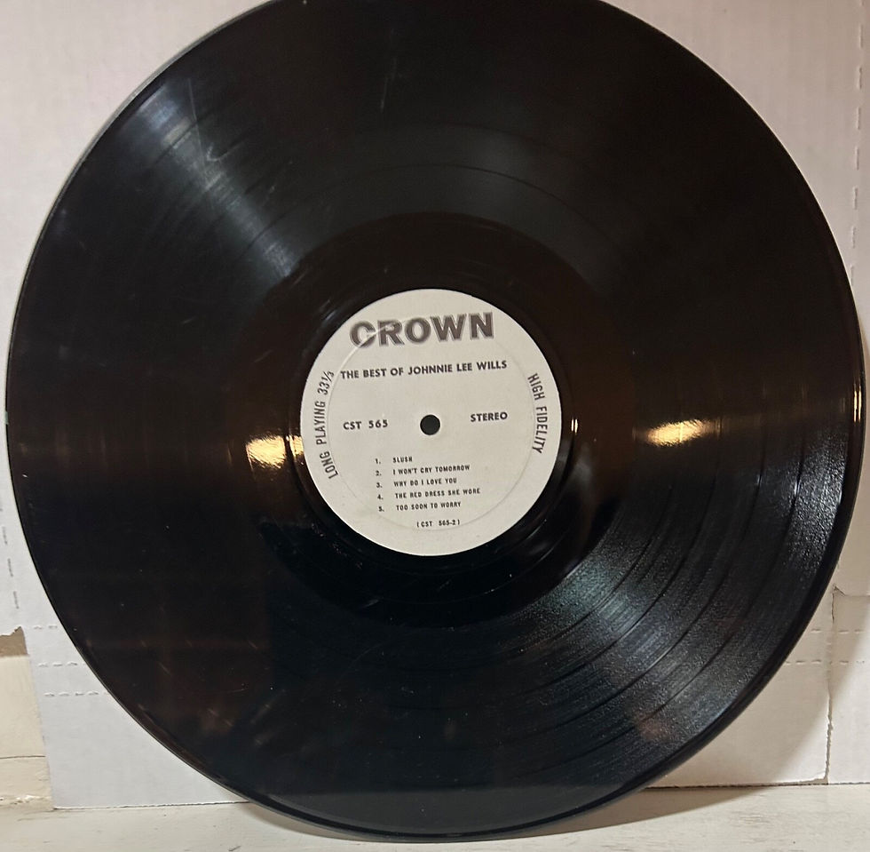 Thumbnail: JOHNNIE LEE WILLS CROWN CST 565 The Best Of