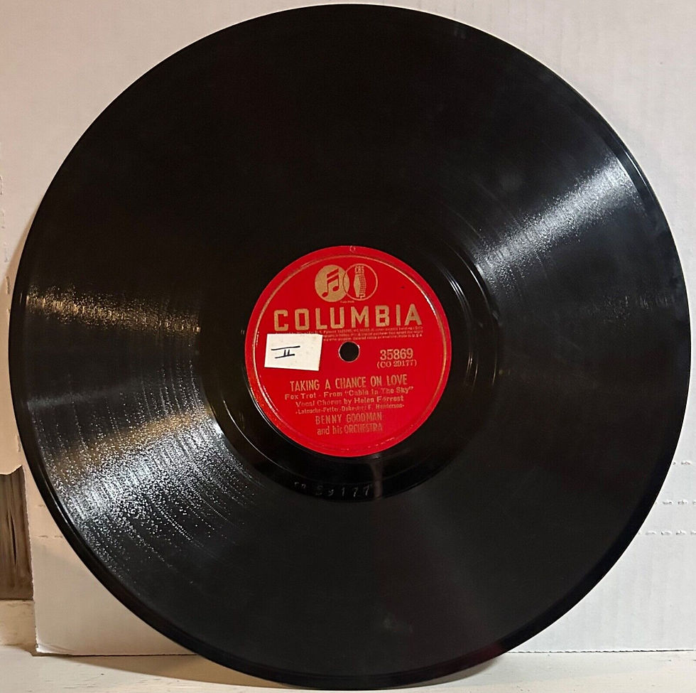Thumbnail: BENNY GOODMAN COLUMBIA 35869 Cabin in the Sky/Taking a Chance on Love