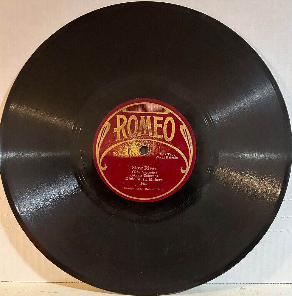 Thumbnail: NIGHT HAWKS/DIXIE MUSIC MAKERS ROMEO 393 Honolulu Moon/Slow Ri