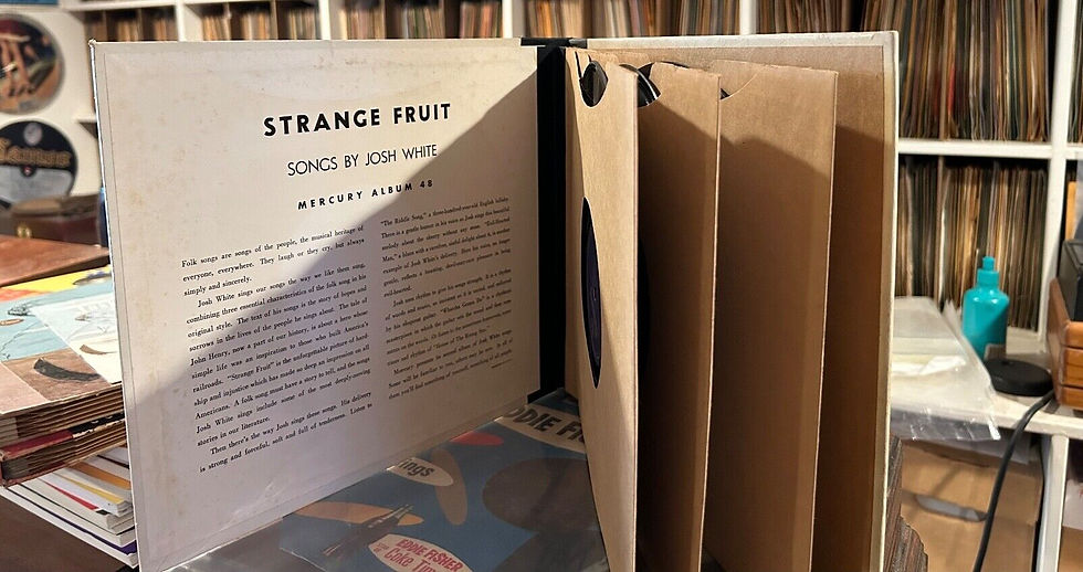 Thumbnail: JOSH WHITE MERCURY 78 ALBUM A 48 Strange Fruit