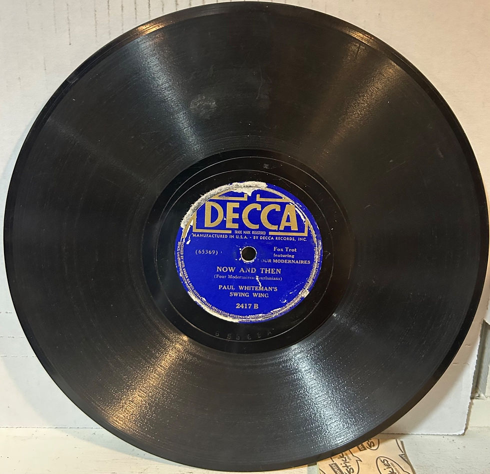 Thumbnail: PAUL WHITEMAN'S SWING WING DECCA 2417 Three Little Fishes/Now and Then