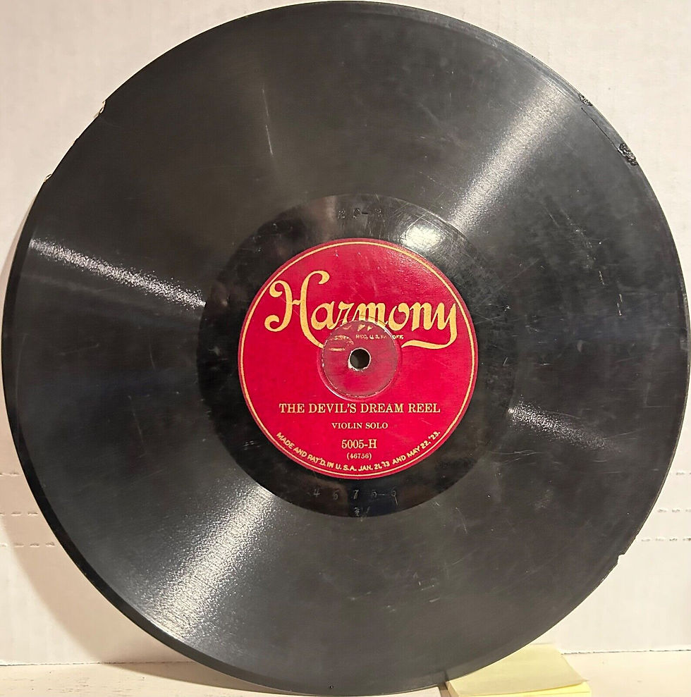 Thumbnail: Unknown HARMONY 5005 Miss McLeod's Reel/The Devil's Dream Reel 1916