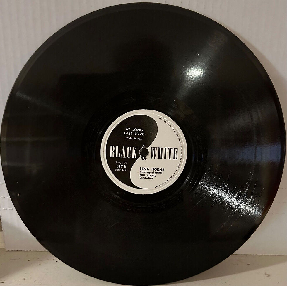 Thumbnail: LENA HORNE BLACK & WHITE A70 Little Girl Blue 78rpm Album 4 discs