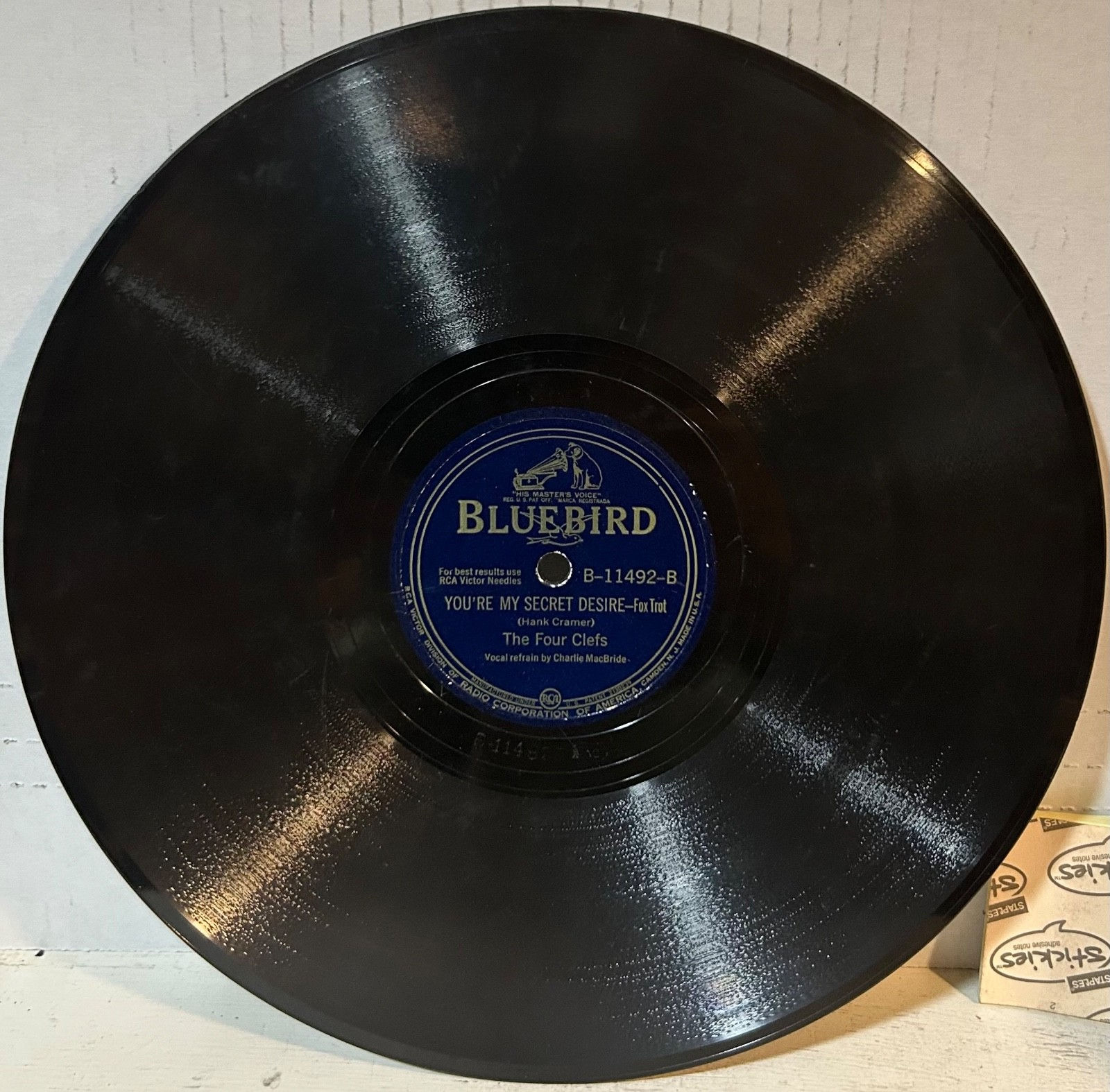 THE FOUR CLEFS BLUEBIRD 11492 Take It And Git/Your'e My Secret Desire