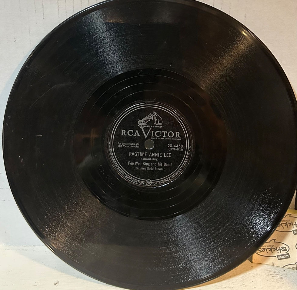 Thumbnail: PEE WEE KING RCA-VICTOR 20-4458 Silver And Gold/Ragtime Annie Lee