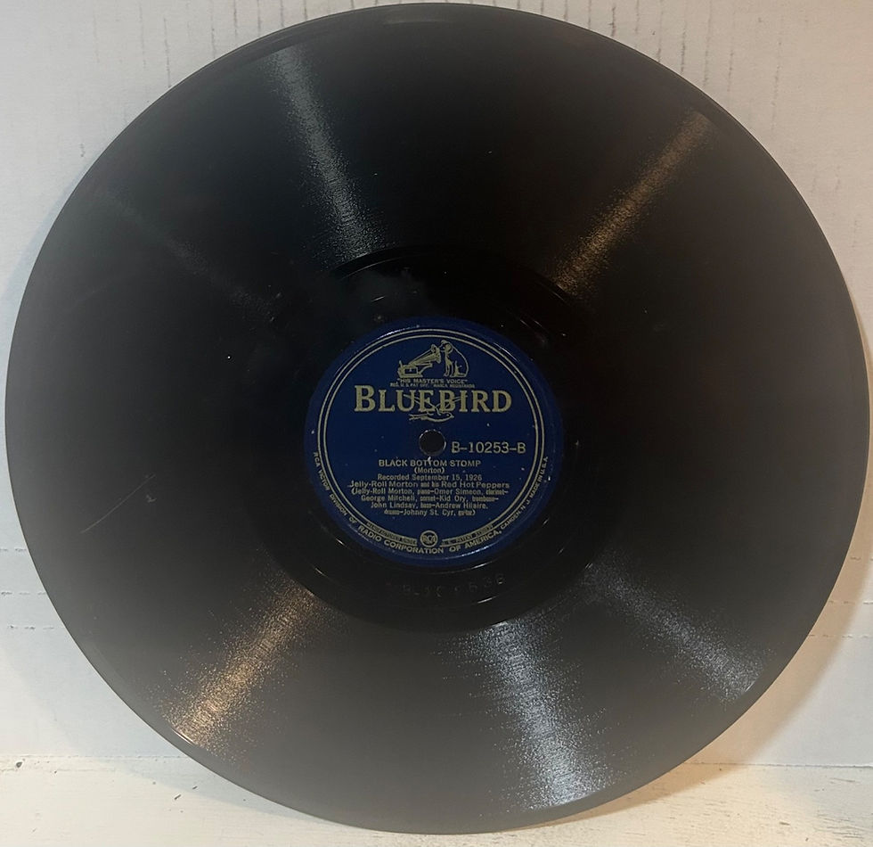 Thumbnail: JELLY ROLL MORTON BLUEBIRD 10253 The Chant/Black Bottom Stomp