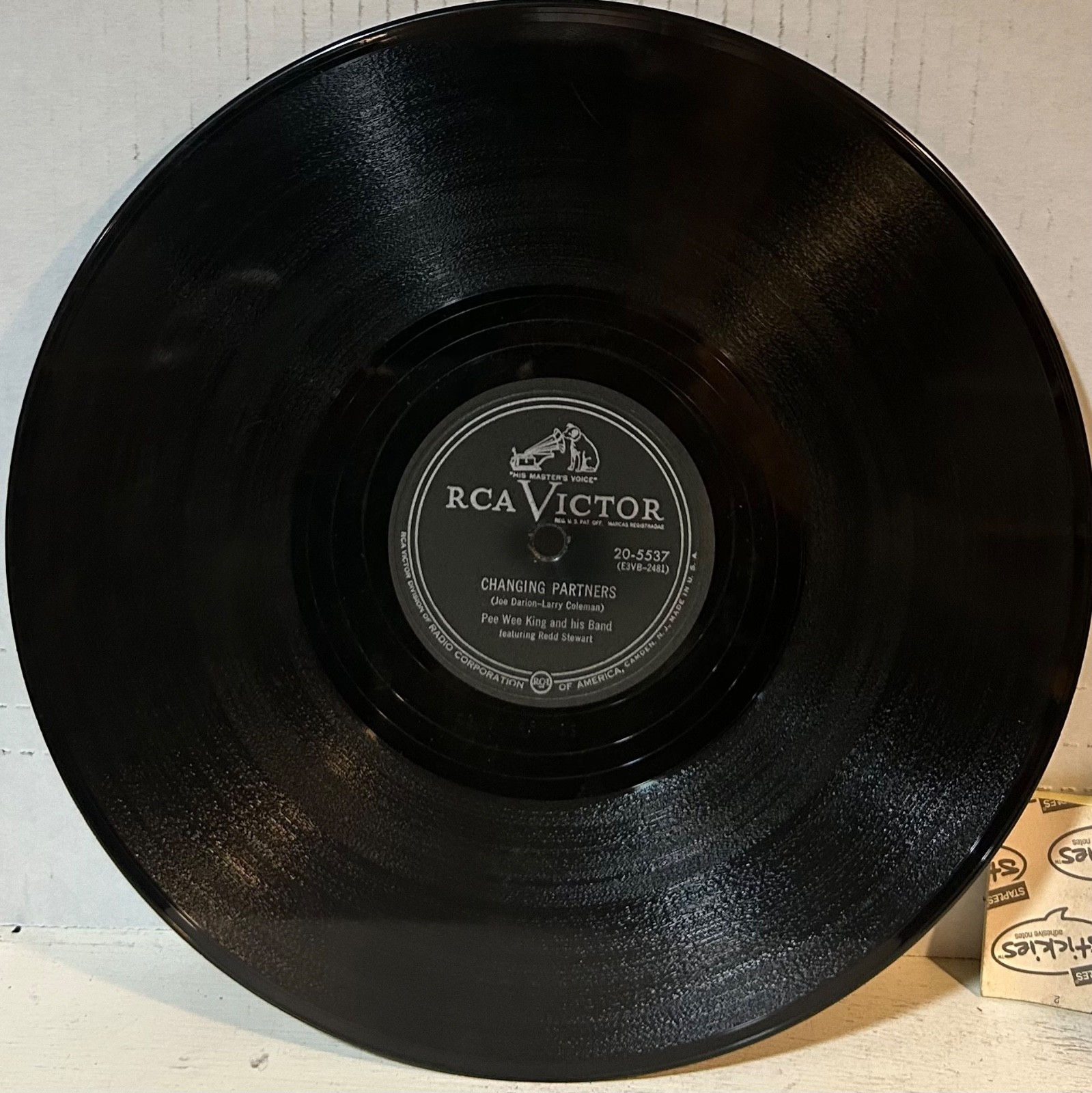 PEE WEE KING RCA-VICTOR 20-5537 Bimbo/Changing partners