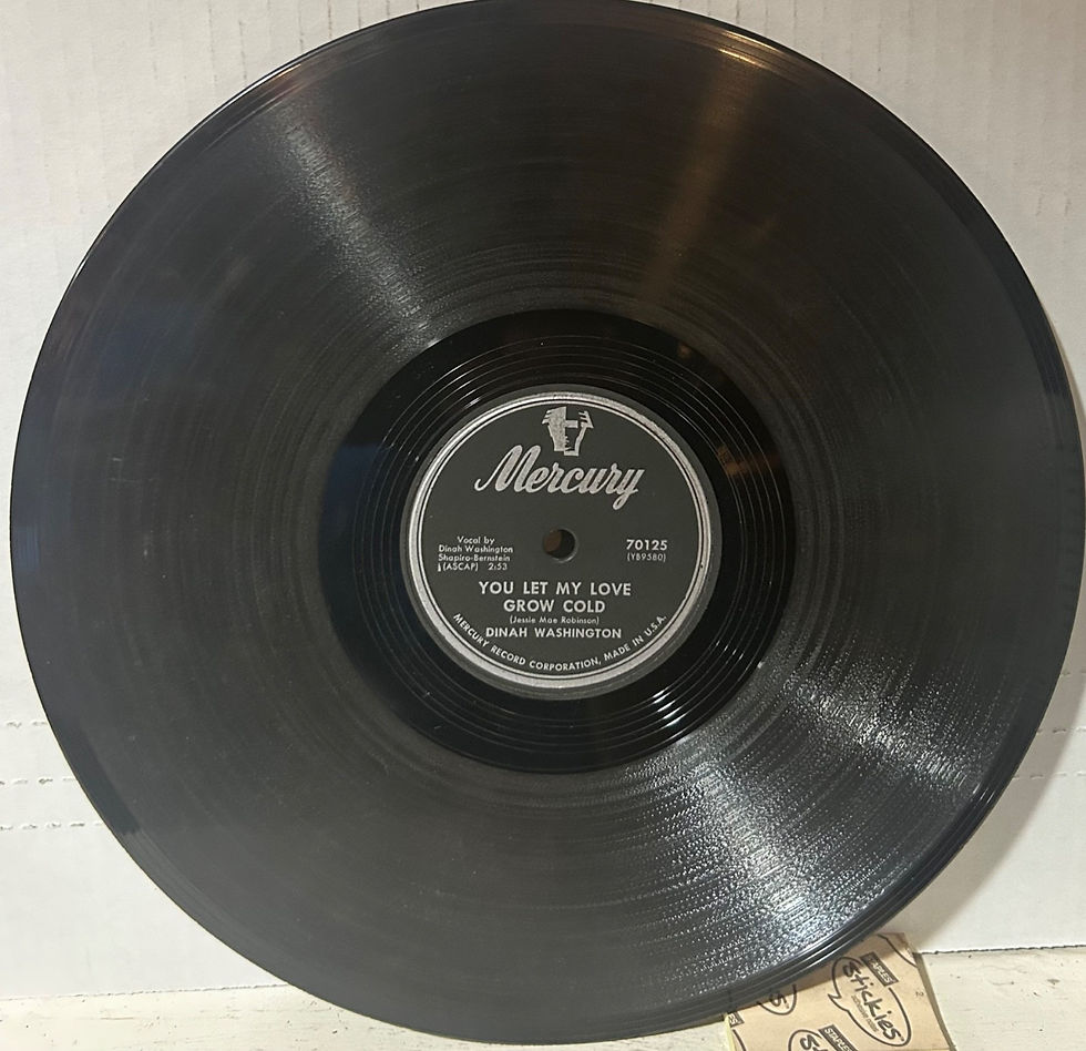 Thumbnail: DINAH WASHINGTON MERCURY 70125 AIN'T NOTHIN' GOOD/YOU LET MY LOVE GROW COLD