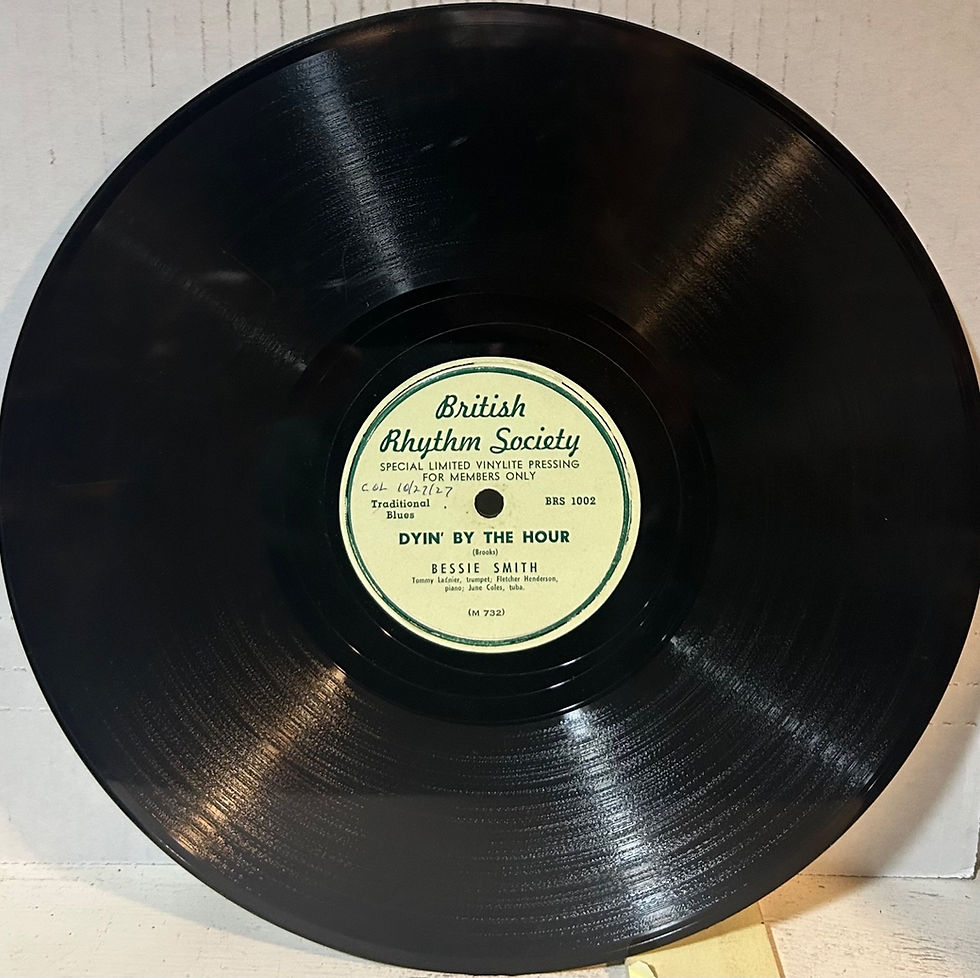 Thumbnail: BESSIE SMITH BRITISH RHYTHM SOC. 1002 Foolish Man Bl/Dyin' By The Hour