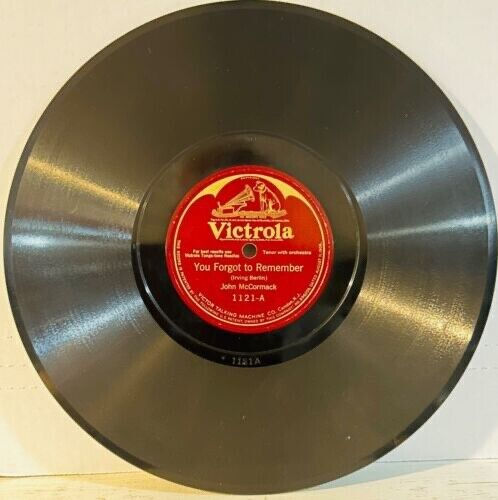 Thumbnail: VICTOR 1121 JOHN McCORMACK You Forgot To Remember / Oh, How I Miss You Tonight