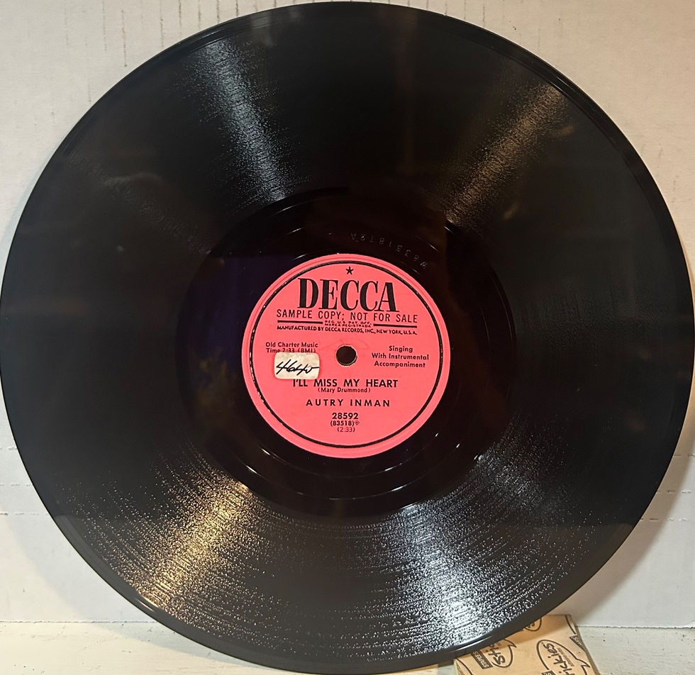 Thumbnail: AUTRY INMAN DECCA 28592 Stop Stallin'/I'll Miss My Heart