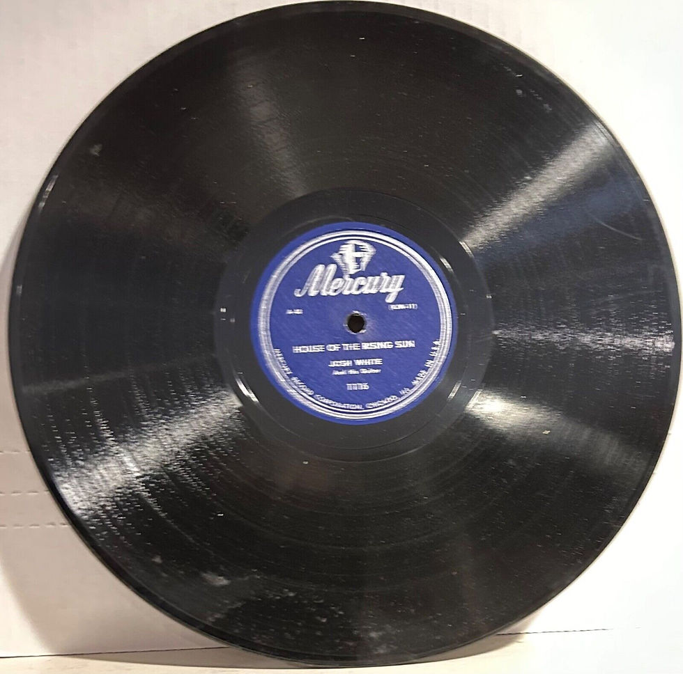 Thumbnail: JOSH WHITE MERCURY 78 ALBUM A 48 Strange Fruit