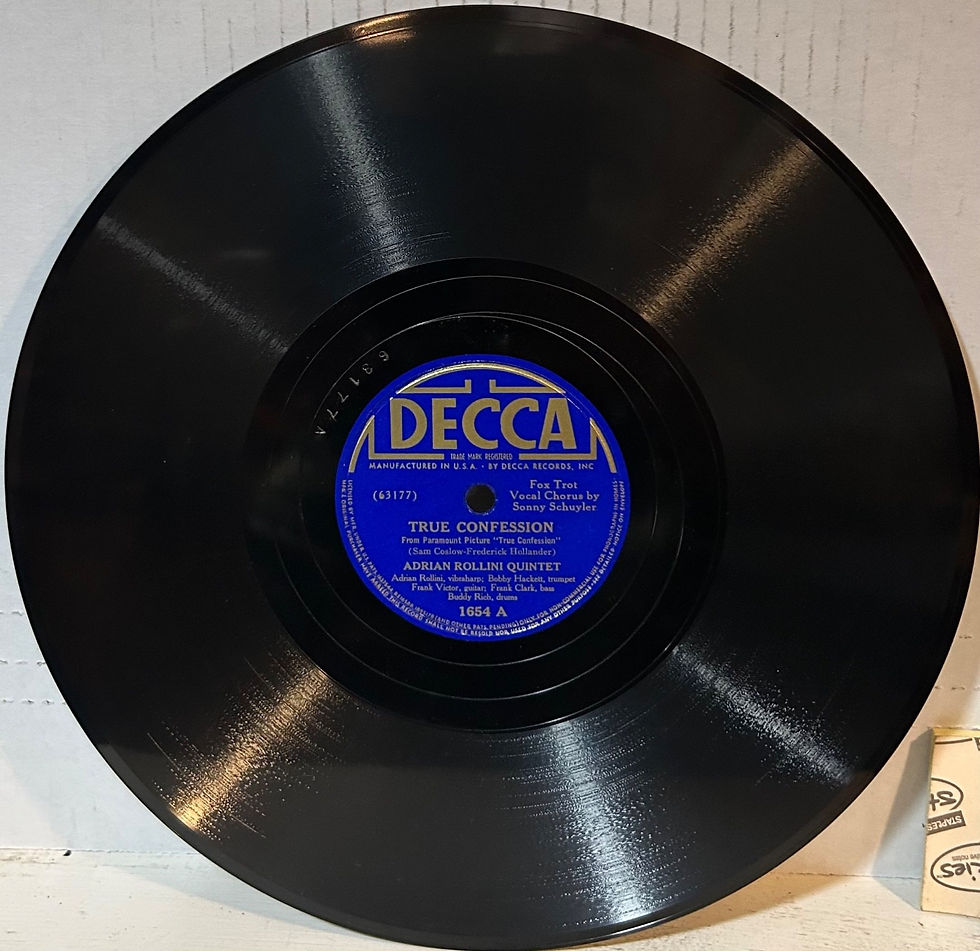 Thumbnail: ADRIAN ROLLINI DECCA 1654 True Confession/I've Hitched MY Wagon To A Star