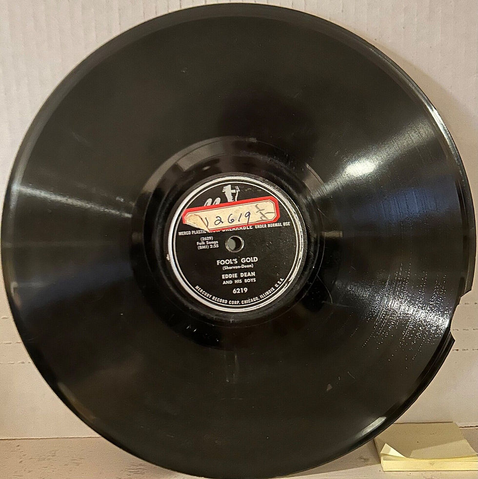 Thumbnail: EDDIE DEAN MERCURY 6219 I Wish I Knew/Fool's Gold
