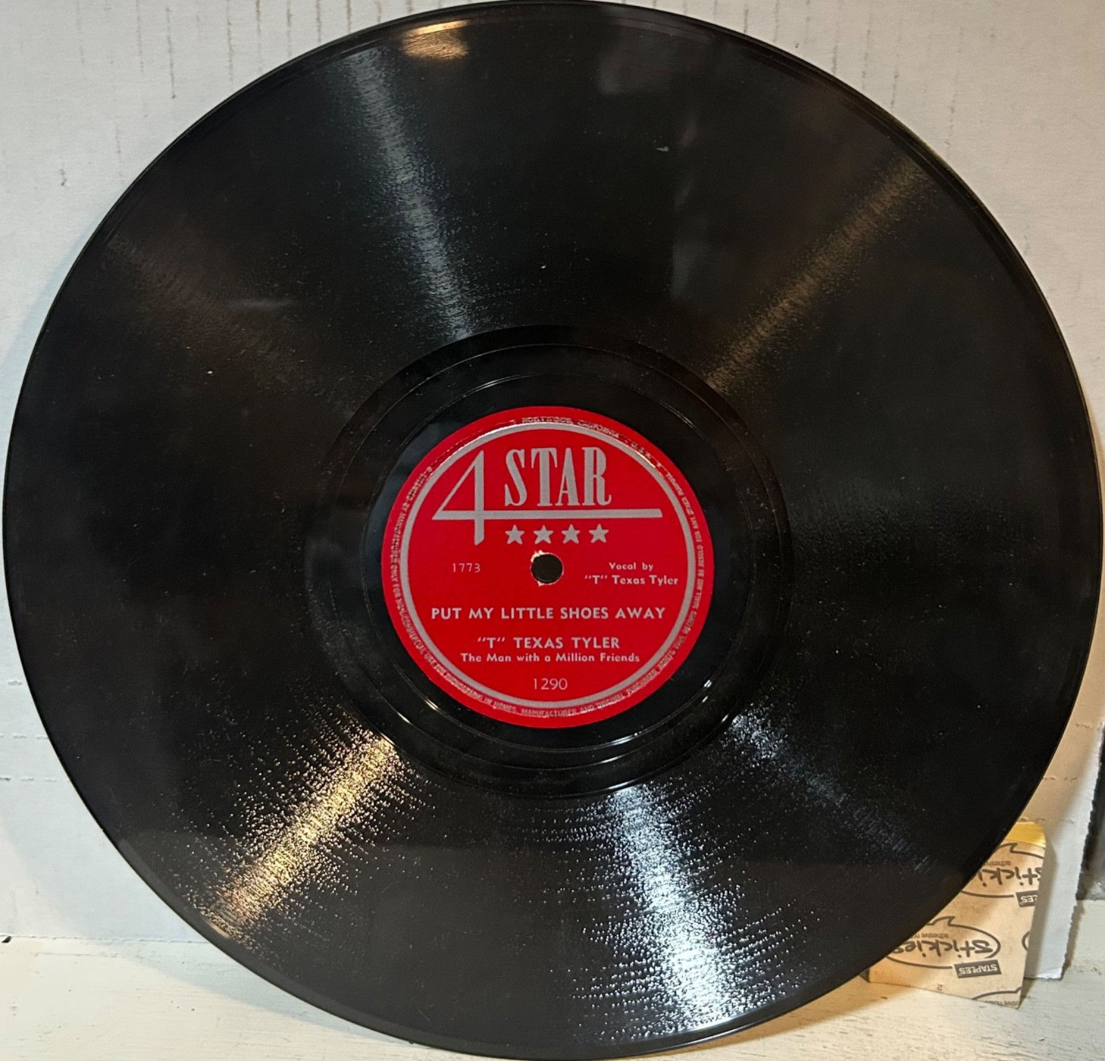 'T' TEXAS TYLER 4 STAR 1290 There Ain't Gonna be No Doggone After Awhile/Put My