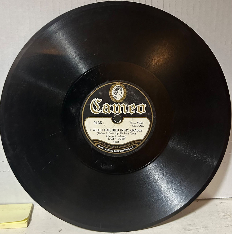 Thumbnail: Lazy Larry CAMEO 9135 Goin' Back To Texas/I Wish I Had Died In My Cradle