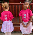 Pre School Tshirt and skirt front and ba