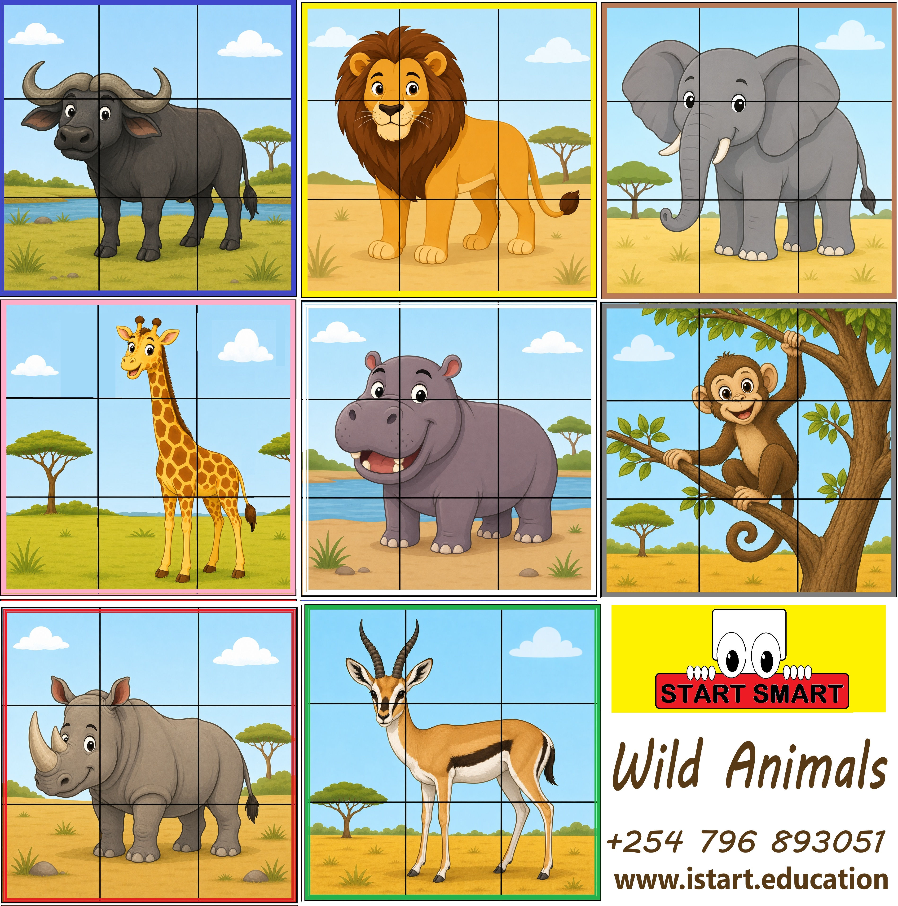 Wild Animals Puzzles