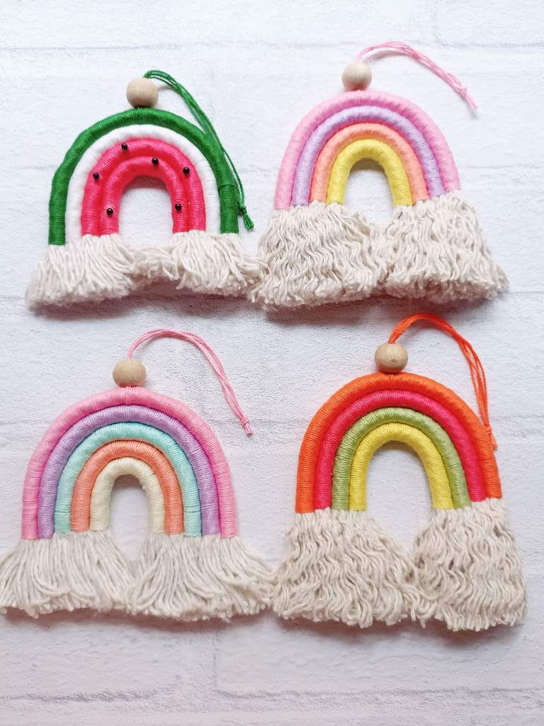 Thumbnail: Lovely Pastels-Macrame Rainbow