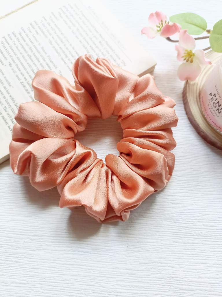 Peach Delight- Hair Tie Scrunchies