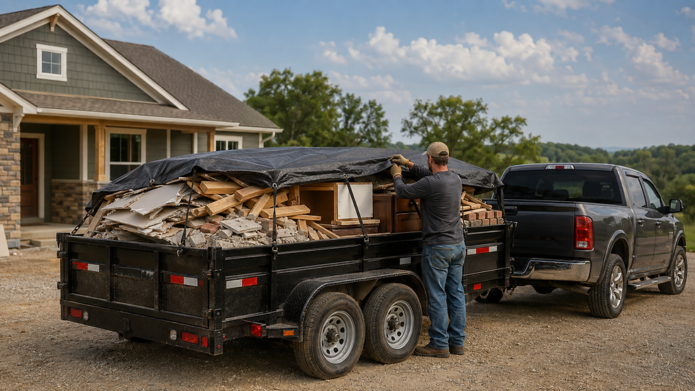 Qué hacer con los escombros de una remodelación en Joplin