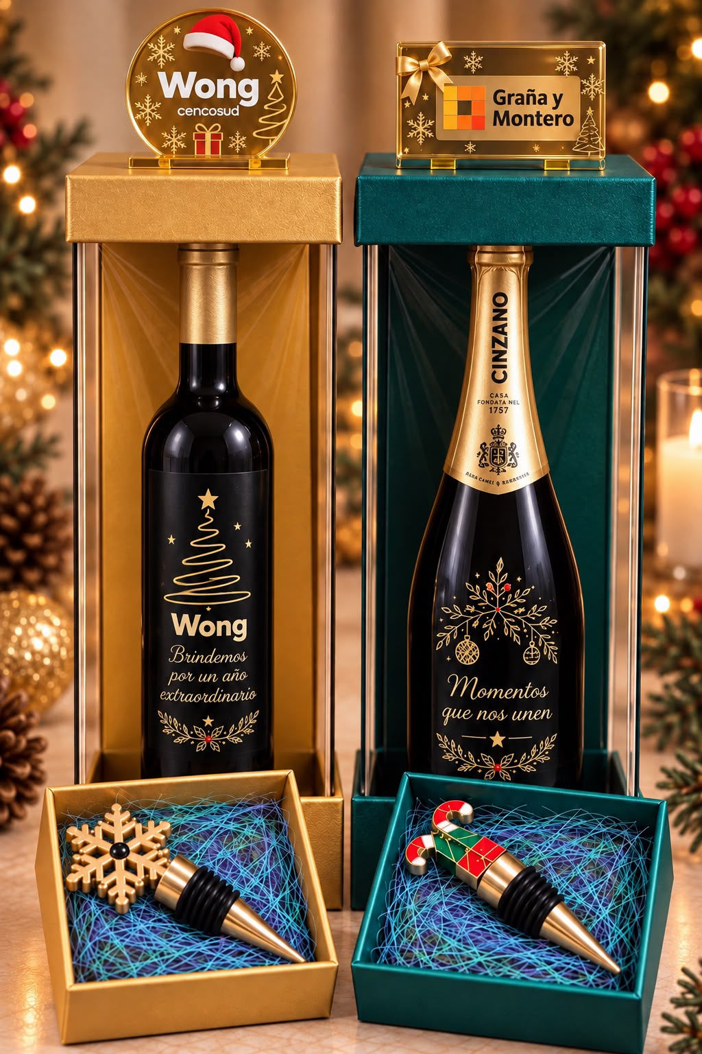 Botella Navidad Corporativa