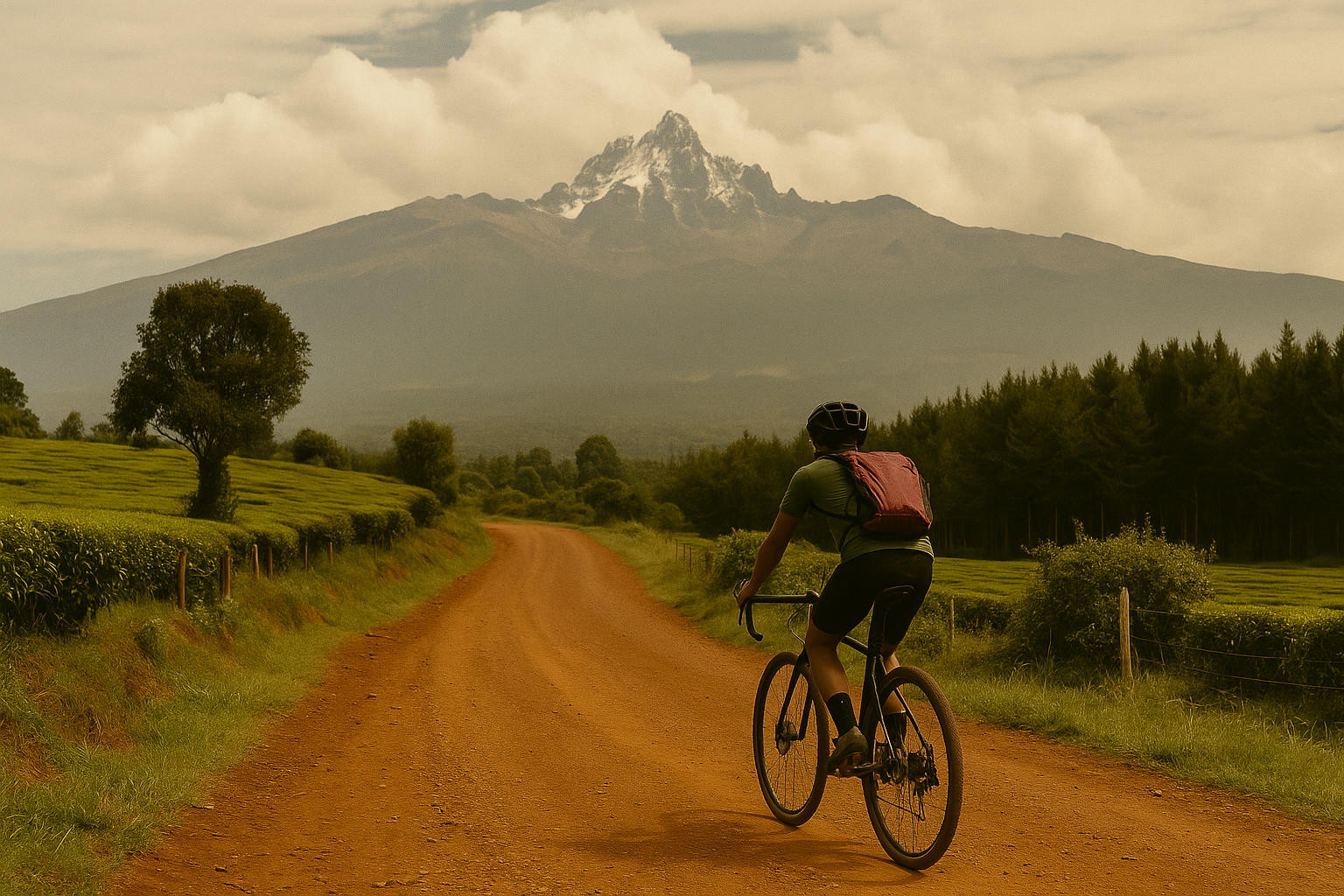Wema adventures cycling escapes. Mt. Kenya Region – Nanyuki, Timau, Meru Slopes.