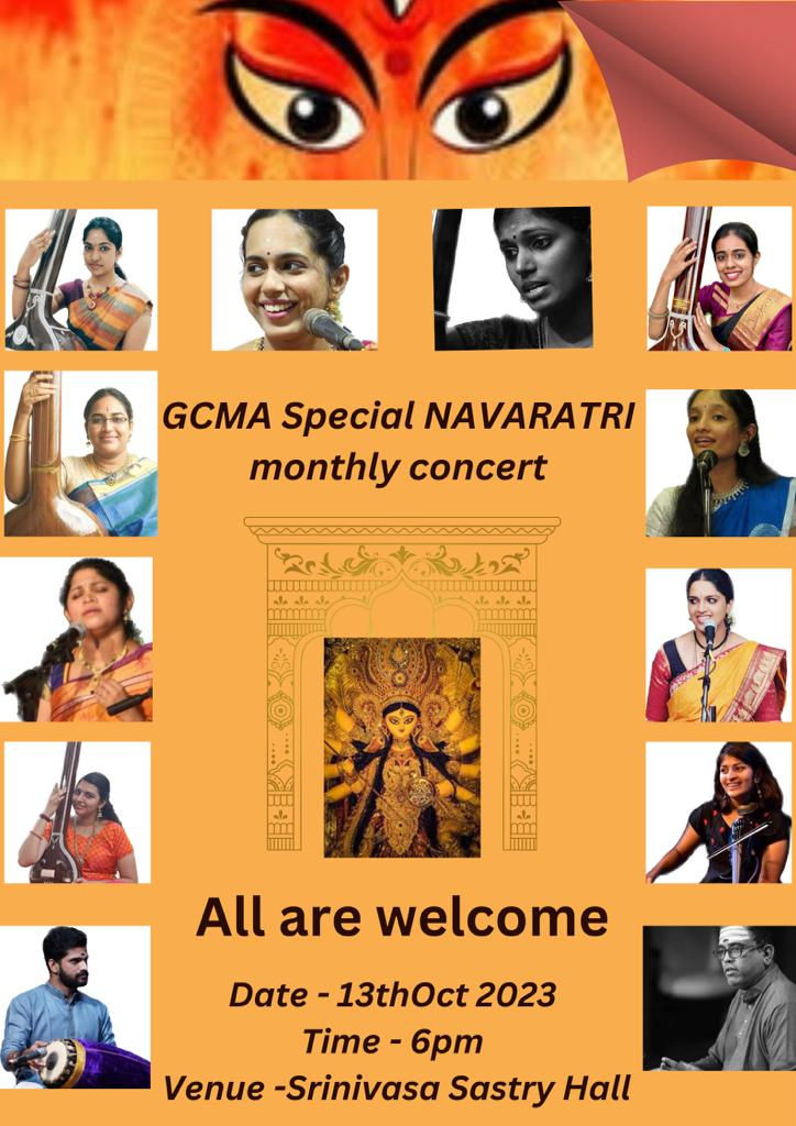 Special NAVARATHRI Monthly Concert