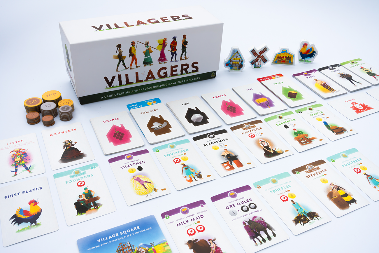 Pack photography of the Villagers base game
