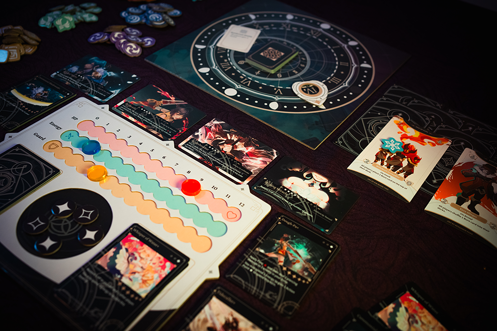 A game of Genshin Tarot in progress