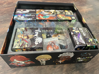 The packed up box of all components