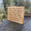 Thumbnail: Personalised Oak Freestanding Mini Quote