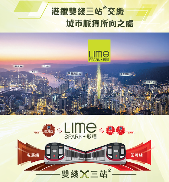 形瑨 LIME SPARK|最新項目進駐荃灣區 延續形格發展|歡迎查詢及登記預約參觀示範單位