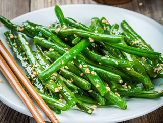 Celebrate Eat More Fruits and Veggies Day with Sesame Green Beans
