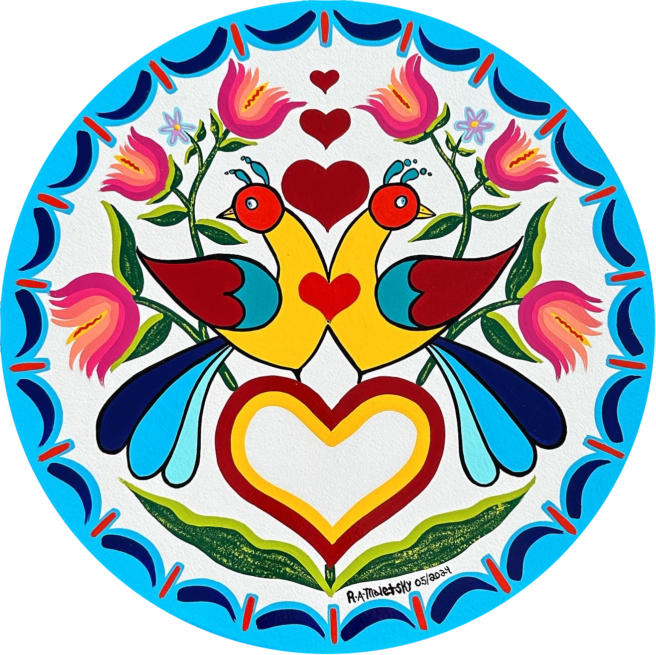 Love & Romance Vinyl Sticker