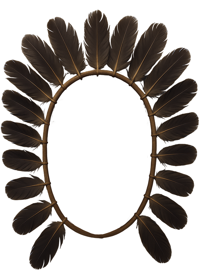 Spirit Whistle Mask feathers