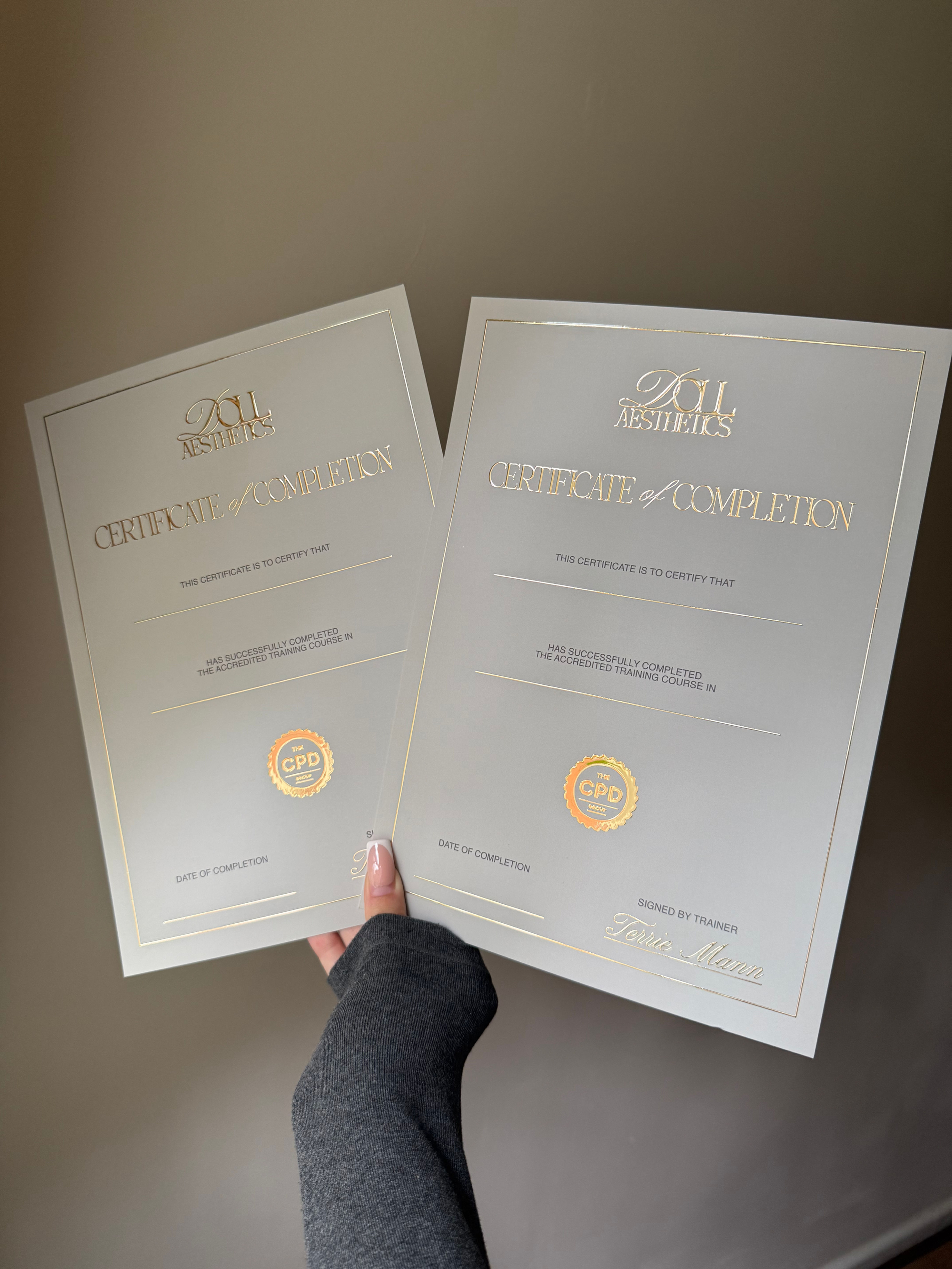 Premium Certificates